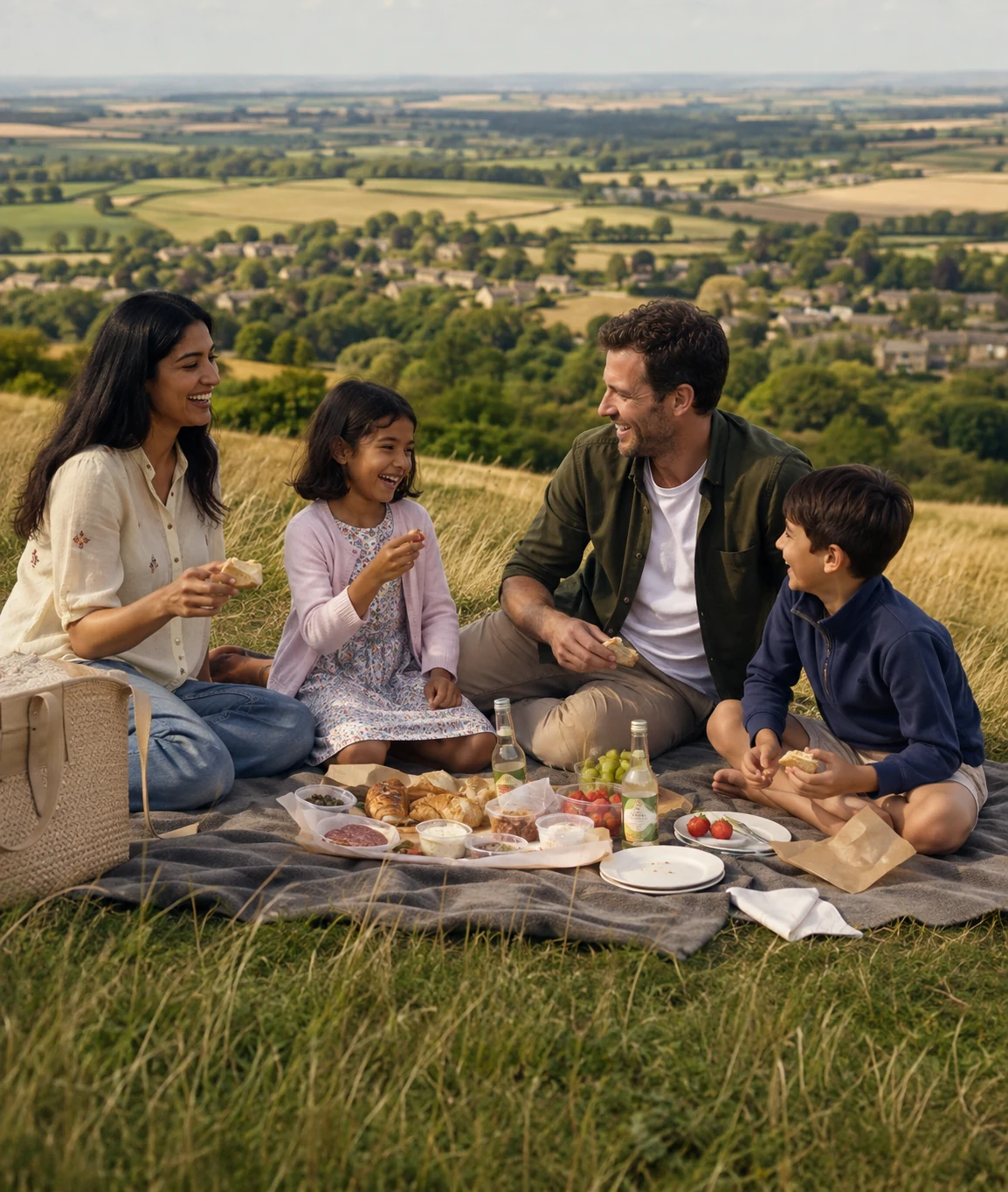 Family Mystery Picnic in the Cotswolds countryside for a family day out